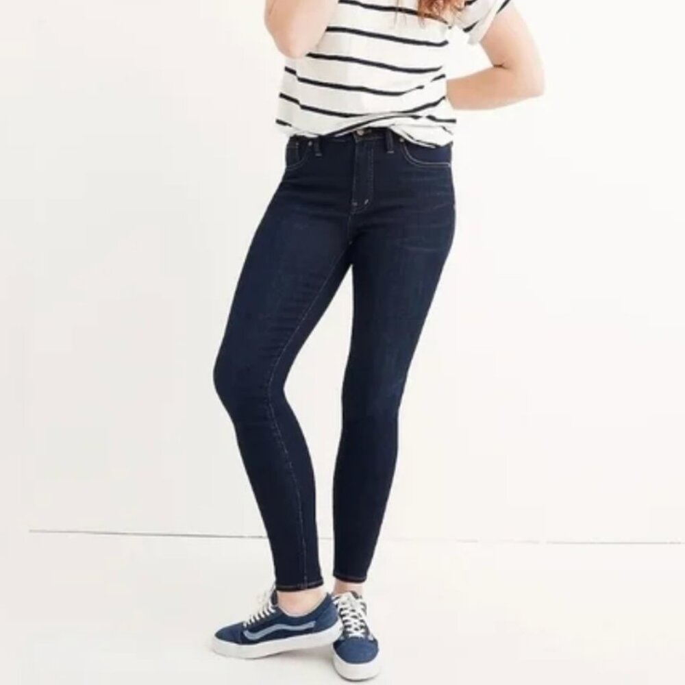 Madewell 9" Mid-Rise Skinny Jeans Larkspur Wash Size 28